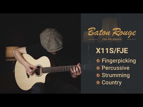 Демонстрация звучания электроакустической гитары Baton Rouge X11S/FJE