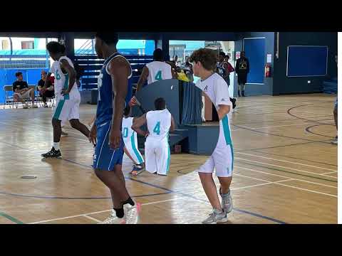 ARIS HS Boys Varsity play in the ASICS Basketball Tournament