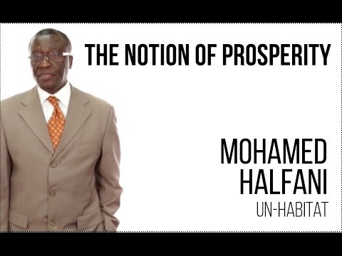 Mohamed Halfani - The notion of prosperity