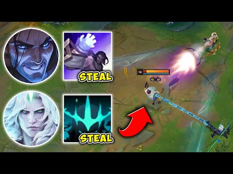 WE RAN THE "IDENTITY THEFT" COMP AND STOLE ALL THEIR ABILITIES - League of Legends