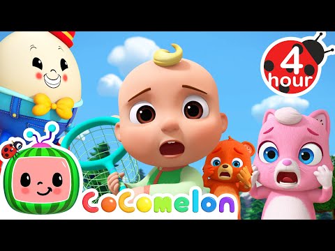 JJ Saves Humpty Dumpty + More | Cocomelon – Nursery Rhymes | Fun Cartoons For Kids | 4 Hours