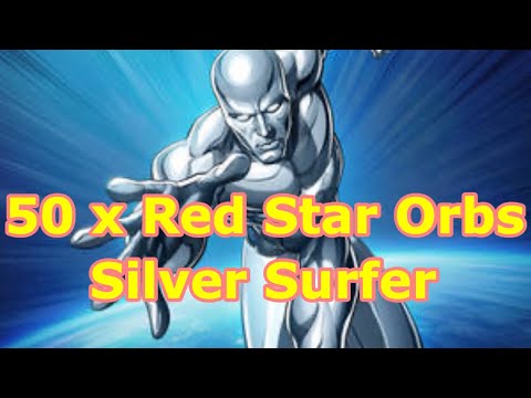 Silver Surfer | 50 x Red Stars Opening | Ability Overview | Marvel Strike Force - Free to Play
