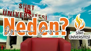 ÖĞRENCİ İNSAN | NEDEN SİİRT ÜNİVERSİTESİ?