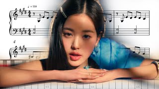 IVE(아이브) - LOVE DIVE 쉬운피아노악보