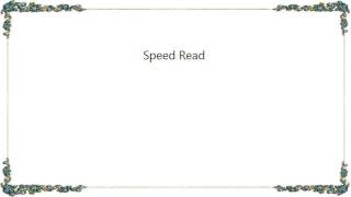 Jimmy Eat World - Speed Read Lyrics