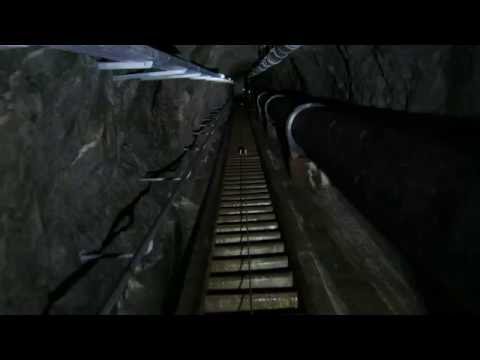 Standseilbahn 7434.01 Sufers Stollenzugang - Wasserfassung Suretta Bergfahrt Funicular