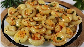 PATATESİ hiç böyle yedinmi? Sarımsak soslu patates, Makarnadan daha lezzetli Kol