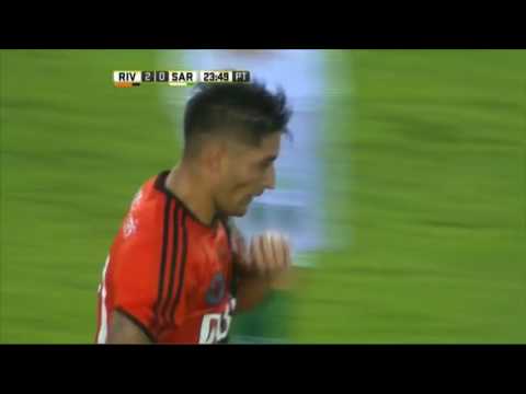 Gol de Casco  River 2 Sarmiento 2  Fecha 10  Campeonato Transición 2016