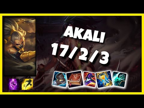Akali vs Syndra NA Challenger MID (17/2/3) - v10.25