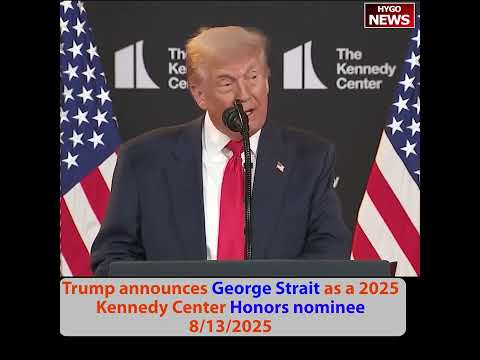Trump: fed police 30 day limit, need crime bill long-term extensions; George Strait Honors nominee