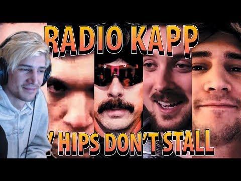 xQc reacts to Radio Kapp - My Hips Don't Stall (Twitch Music Video) (with chat)