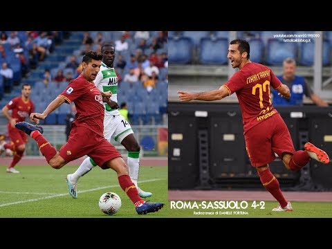 ROMA-SASSUOLO 4-2 - Radiocronaca di Daniele Fortuna (15/9/2019) da Rai Radio 1