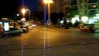 preview picture of video 'Mladenovac, ulica Janka Katića, ispred pijace noću'