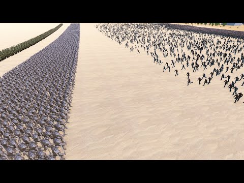 30,000 Runner Zombies Vs Orcs & Elves Ultimate Epic Battle Simulator UEBS