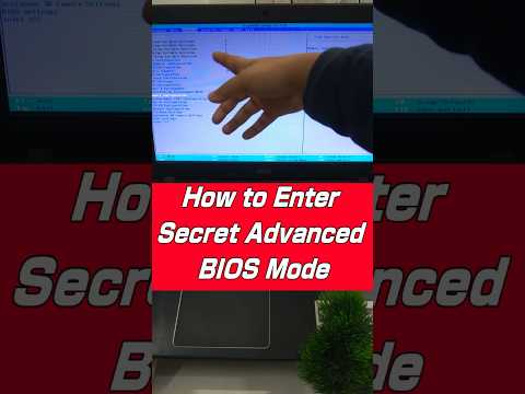 How to Unlock Hidden BIOS Settings on Acer Laptop 🔓💻 #laptop #computer #youtubeshorts #shorts