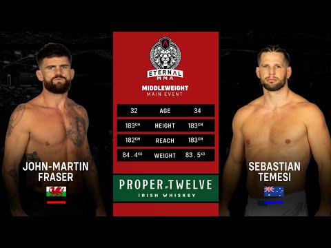 Eternal MMA 95: John Martin Fraser VS Sebastian Temesi | FULL FIGHT
