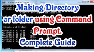 How to Making Directory and Subdirectory?  All methods using  Command Prompt cmd - NP Tech News