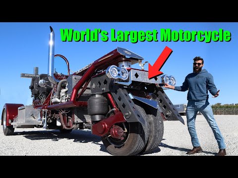 I DROVE the world's LARGEST motorcycle