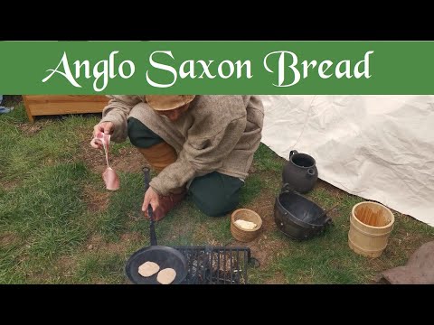 Making Anglo Saxon Bread - From Grain to Eating