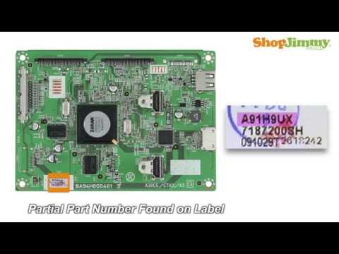 Samsung TV Repair Part Number Identification Guide for Samsung Main Boards Digital Boards