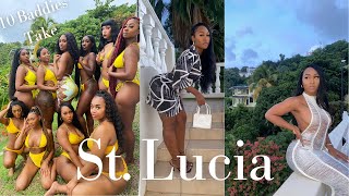 ST LUCIA ...WE MADE THE BEST OF IT | HAPPY BDAY ASHLEY SELLERS | SAINT LUCIA TRAVEL VLOG