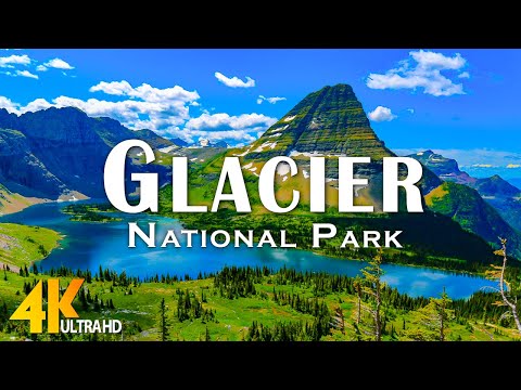 Glacier National Park 4K UHD 🌲 Epic Cinematic Nature Journey with Majestic Mountains & Calming Music