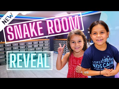 Embers New Snake Room // Garage Conversion!!