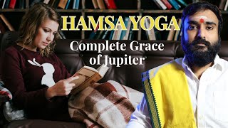 This is how Jupiter's Amazing effects creates awesome Hamsa Yoga