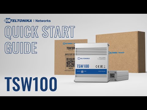 Teltonika TSW100 Quick Start Guide