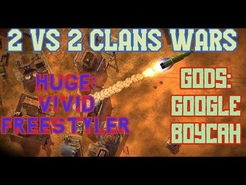 CLAN WARS 2v2 - (HUGE) Freestyler & ViViD vs (GODS) GooGle & BoYcaH