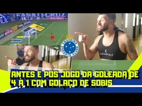 Bastidores da Vitória do Cruzeiro contra o Brasil de Pelotas com golaço de SOBIS