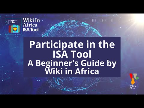 Get Started with the ISA Tool: A Beginner's Guide by Wiki in Africa