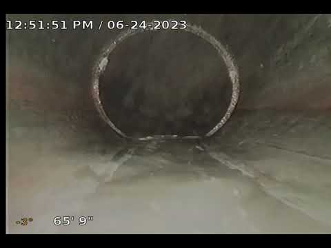 Fireside sewer video inspection