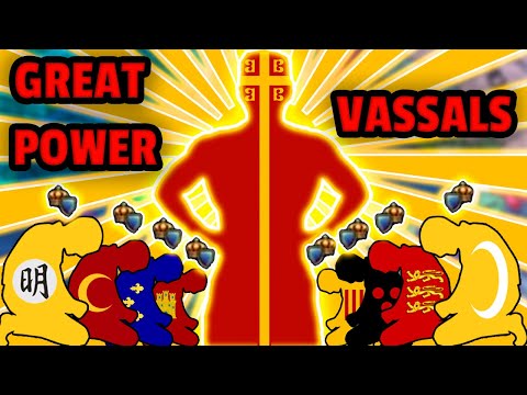 I Made Byzantium Have The 8 Great Powers As Vassals In EU4! | AI Only Timelapse