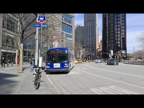 MTA NYCT Bus: 2022 New Flyer XDE40 #9427 on the M104