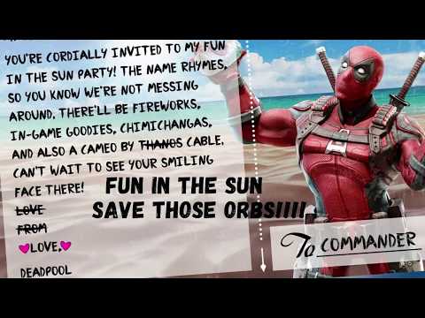 Fun in the Sun event coming soon. Save those ORBS!- Marvel Strike Force