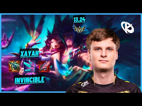 KC UPSET: XAYAH VS ASHE (ADC) DOUBLE KILL, INVINCIBLE - EUW CHALLENGER - PATCH 13.24
