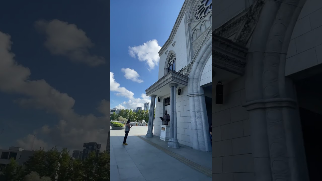 The biggest church in Singapore😱😍🙏 Novena church⛪️ #minivlog #travel #singaporean #ofwsg