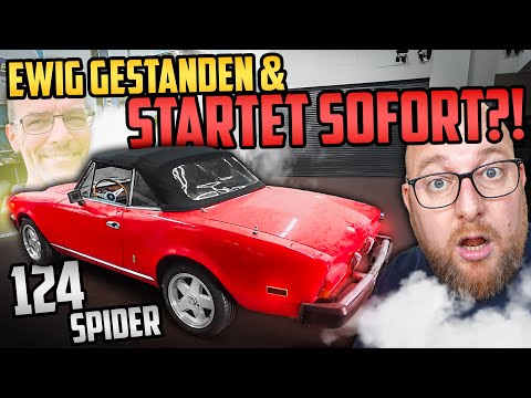 Aus TIEFSCHLAF geweckt & ab auf den PRÜFSTAND! - Fiat 124 Spider - Doch FAHRBEREIT?!