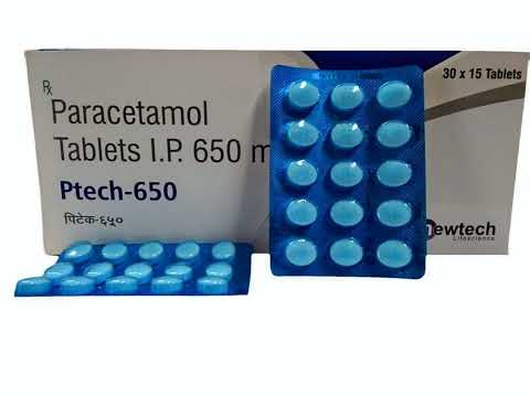 PTECH-650 TABLET PARACETAMOL 650mg