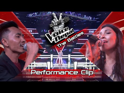 Bikash Limbu Vs Rama Ghatani Yadav "Sarangi Ko Dhunle" -The Battles - The Voice of Nepal Season 2