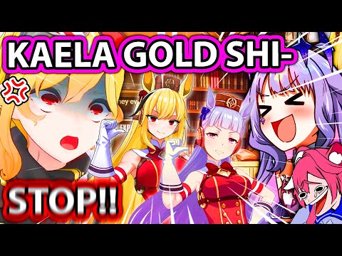Kaela Has Had Enough of Biboo Talking About Gold Ship 【Hololive EN】