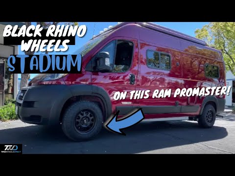 RAM ProMaster - 16"x8" Black Rhino Stadium Wheels Fitment