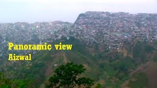 Awesome View Of Aizawl - The Largest City And Capital Of Mizoram