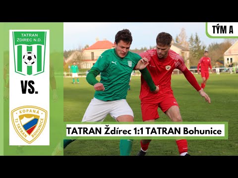 TATRAN Ždírec nad Doubravou - TJ TATRAN Bohunice - [1:1] - Sestřih zápasu