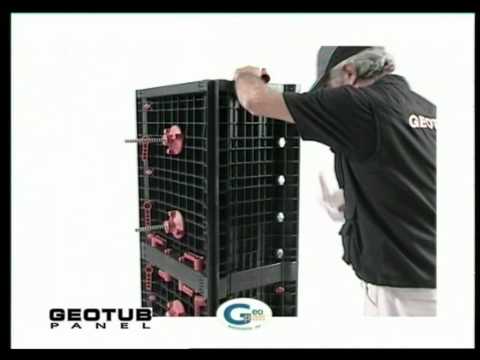 Geotub Schalung für runde und ovale Säulen