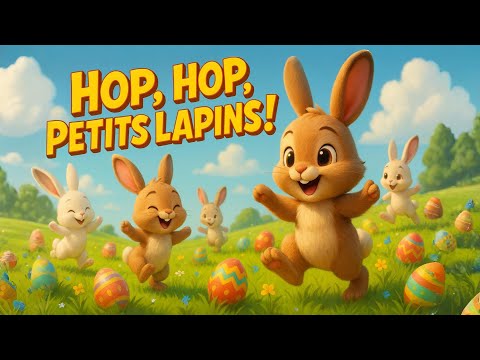 Hop, Hop, Petits Lapins !🐰Pâques - Comptines et chansons 🎵🎈