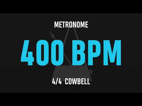 400 BPM 4/4 - Best Metronome (Cowbell)