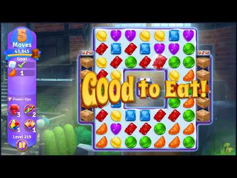 Willy Wonkas Sweet Adventure Level 219 - NO BOOSTERS 🍫 | SKILLGAMING ✔️