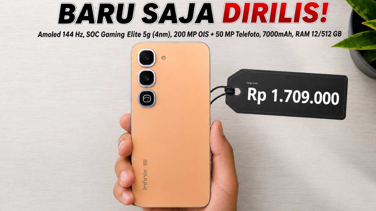 BARU SAJA LAUNCHING‼️7000mAh, 12/512GB - HP INFINIX TERBARU DAN TERBAIK JULI 2026
